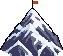 Pixel art of Mount Everest