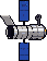 Pixel art of Hubble Space Telescope