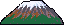 Pixel art of Mount Kilimanjaro