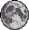 Pixel art of The Moon