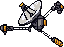 Pixel art of Voyager 1